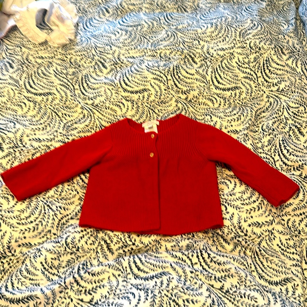 Jacadi Red Cardigan - 12 months